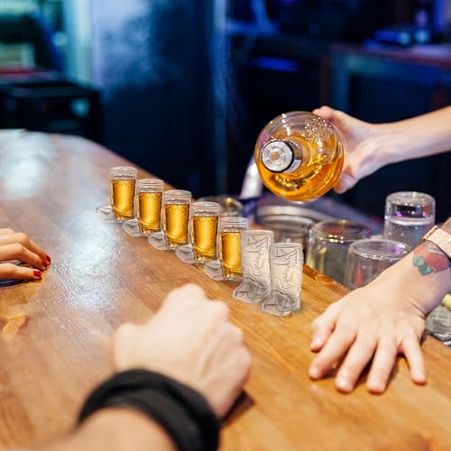 JoyServe Cowboy Boot Cups - 17oz Cowboy and Cowgirl Drink Mugs, Reusable BPA-Free Plastic Mug with Handle for Western Themed Rodeo Birthday Party Decorations and Supplies