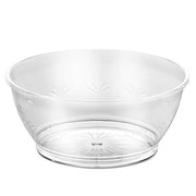 JoyServe Clear Mini Plastic Bowls - (Bulk 400 Pack) 6 Oz Disposable Premium Hard Plastic Dessert Bowls for Serving, Weddings, Catering, Parties, Ice Cream, Salsa, Home or Event Party Supplies