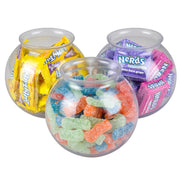 JoyServe 16 Oz Plastic Fish Bowl (6 Pack) 4 Inch Heavy Duty Plastic Ivy Bowls, for Candy, Carnival Games, Prizes, Centerpieces and Party Decoration Supplies, BPA-Free