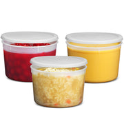 64 Oz Plastic Food Storage Containers (36-Sets) Leak-Proof Deli Containers
