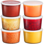 64 Oz Plastic Food Storage Containers (36-Sets) Leak-Proof Deli Containers