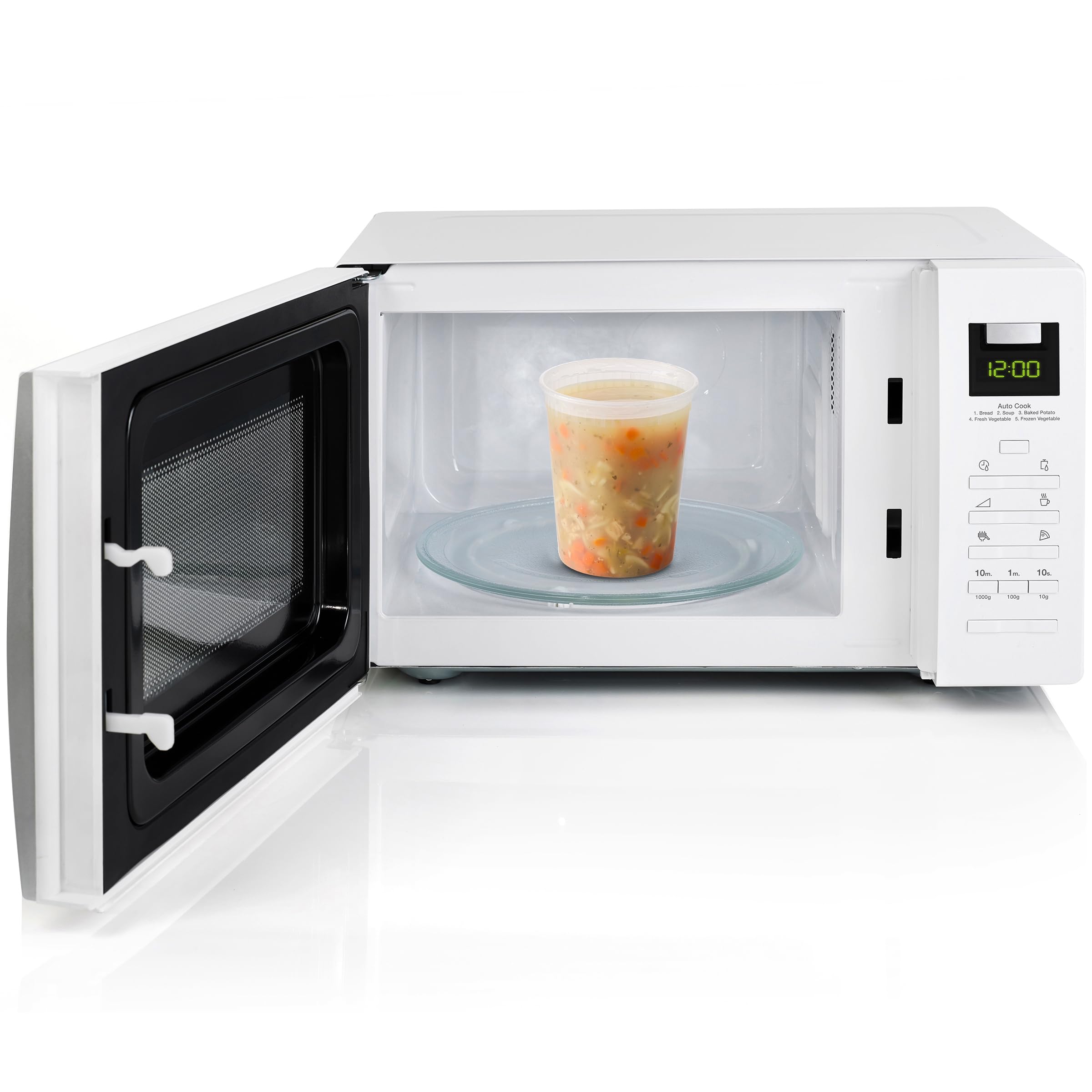 Deli Food Containers with Lids - 8 oz or 32oz for Food, Snacks, Takeout, Meal Prep - 1 Cup Small Durable Clear Containers for Food - Stackable and Durable, Freezer, Dishwasher & Microwave Safe