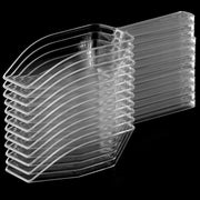24-Mini Clear Acrylic Plastic Scoops for Candy - Ice Cream Bar, Jars, Containers, Coffee, Flour, Dessert Toppings, Buffets, Kitchen, Weddings, Parties & Concessions, Candy Buffet, 5.5" Candy Scoops