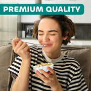 Clear Mini Plastic Bowls - (Bulk Case Pack of 1000) 6 Oz Disposable Premium Hard Plastic Dessert Bowls for Serving, Weddings, Catering, Parties, Ice Cream, Salsa, Home or Event Party Supplies
