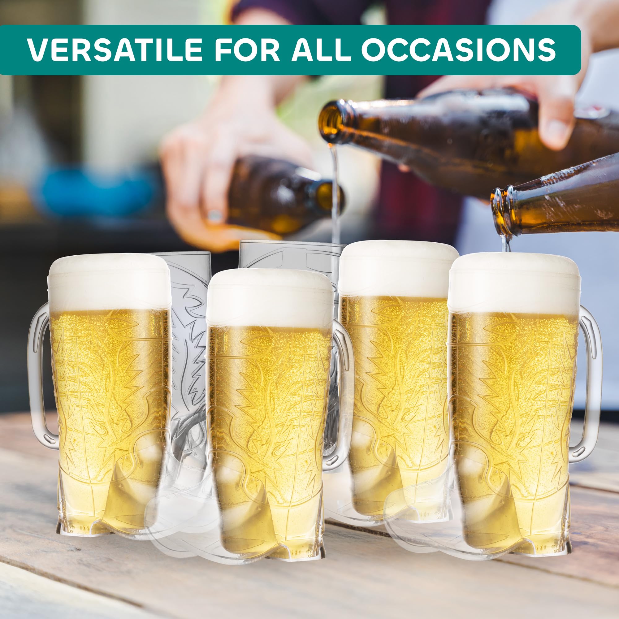 Deli Food Containers with Lids - 8 oz or 32oz for Food, Snacks, Takeout, Meal Prep - 1 Cup Small Durable Clear Containers for Food - Stackable and Durable, Freezer, Dishwasher & Microwave Safe