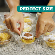 Clear Mini Plastic Bowls - (Bulk Case Pack of 1000) 6 Oz Disposable Premium Hard Plastic Dessert Bowls for Serving, Weddings, Catering, Parties, Ice Cream, Salsa, Home or Event Party Supplies